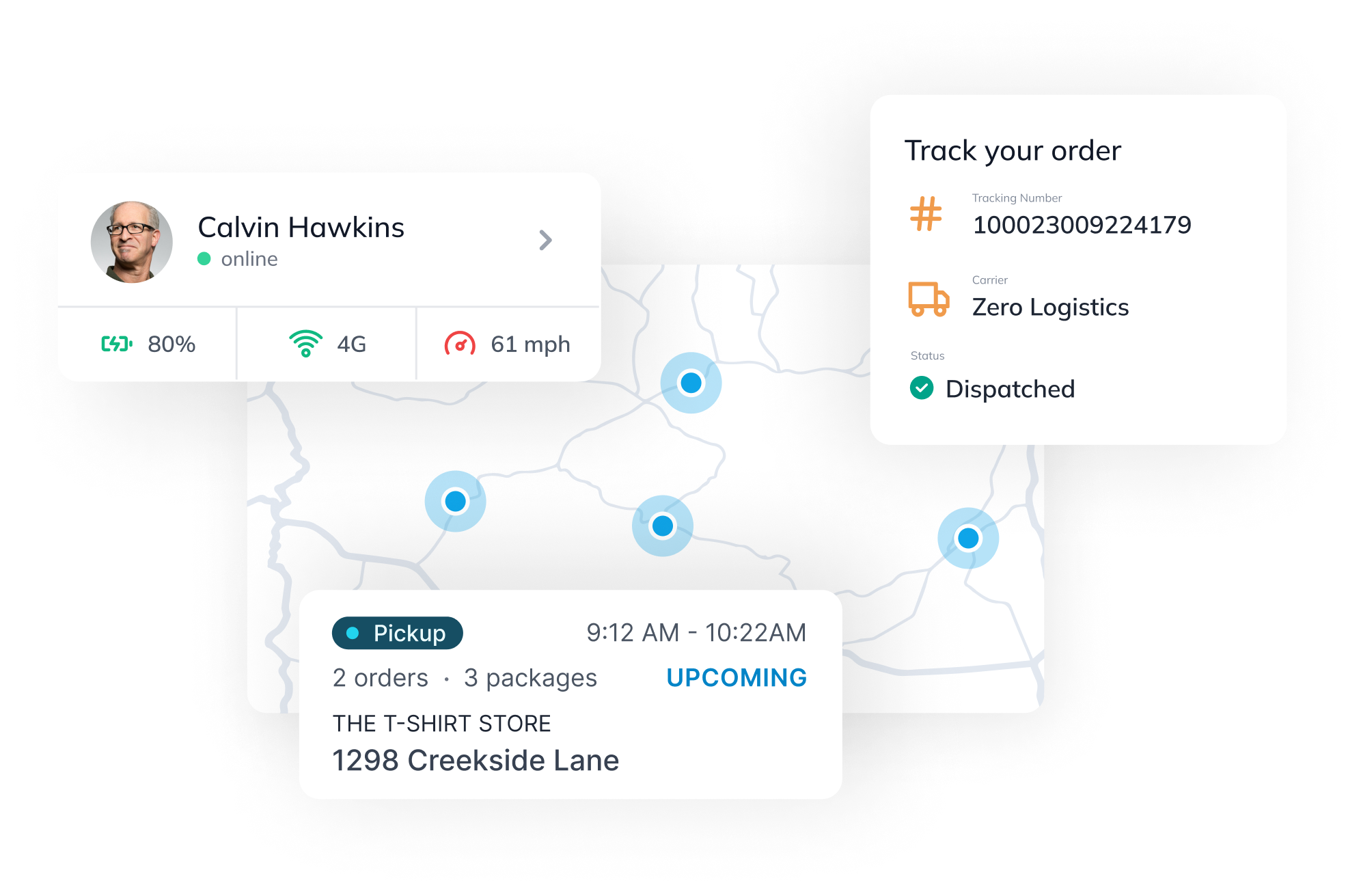 real-time delivery tracking dashboards 